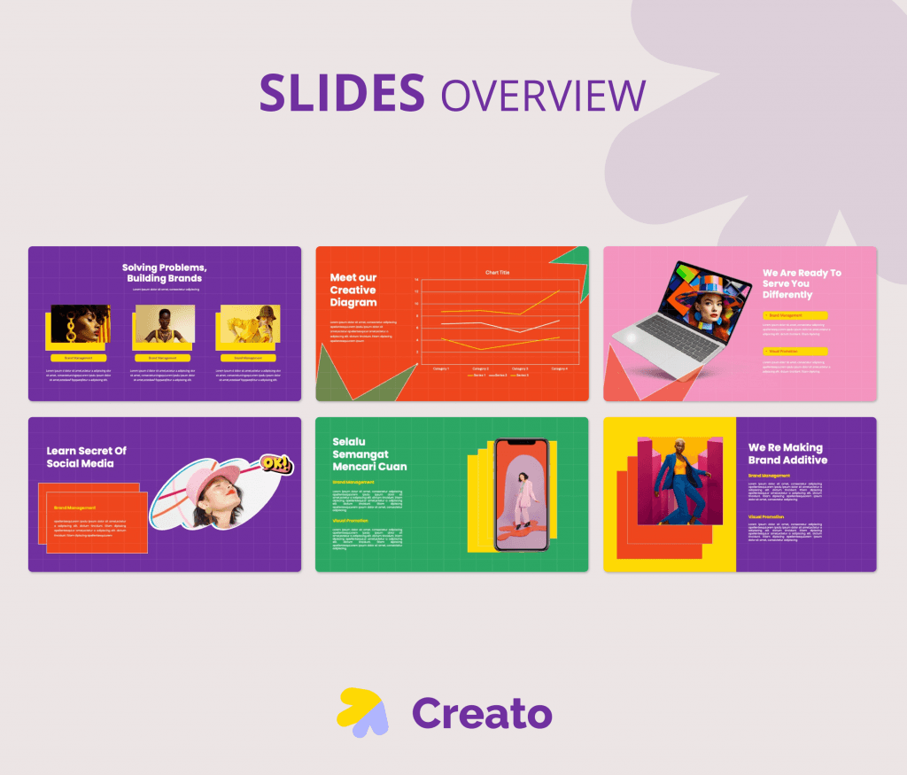 Creato- Multipurpose Pop Art PowerPoint Template