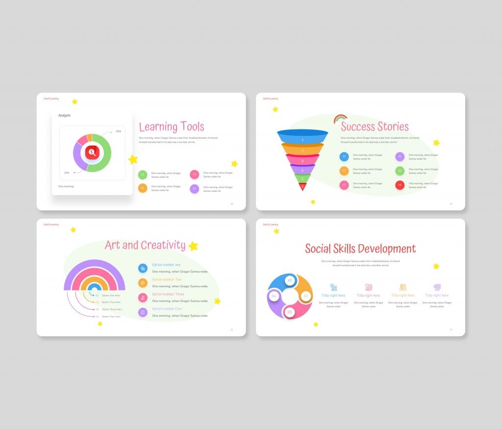 Colorful Learning PowerPoint Presentation Template