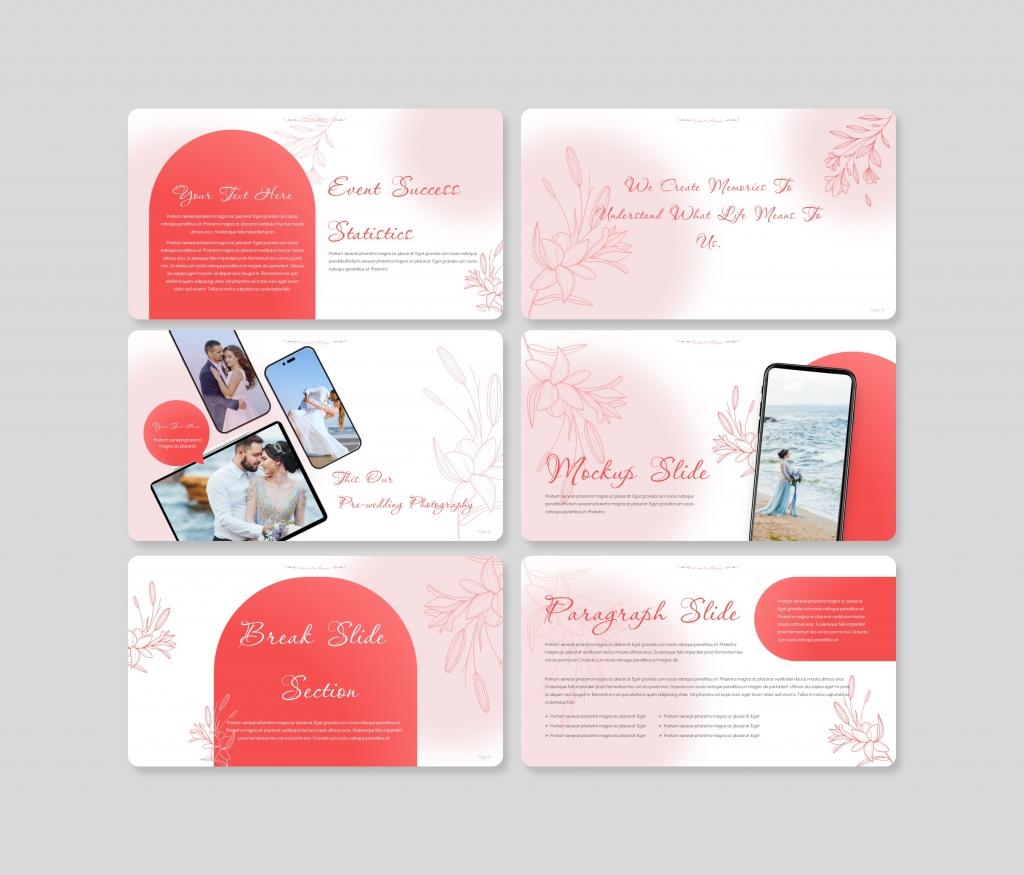 Dewdrops- Event Organizer PowerPoint Presentation Template