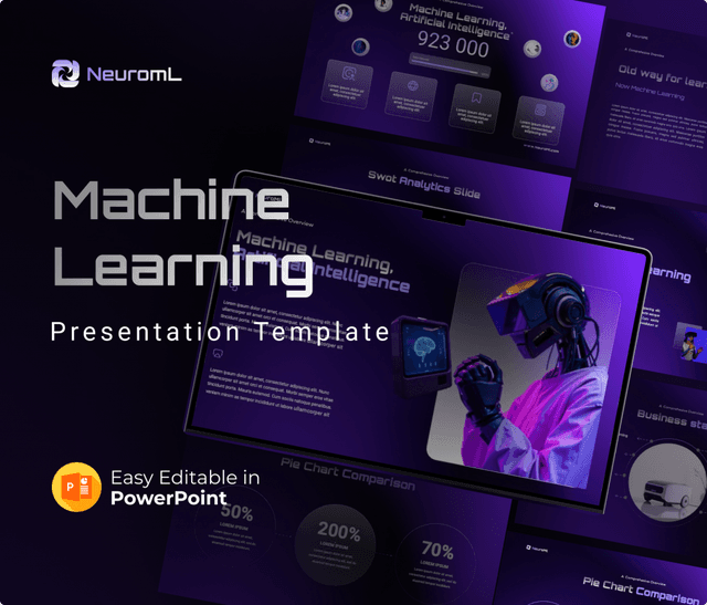 NeuroMi- Machine Learning PowerPoint Template