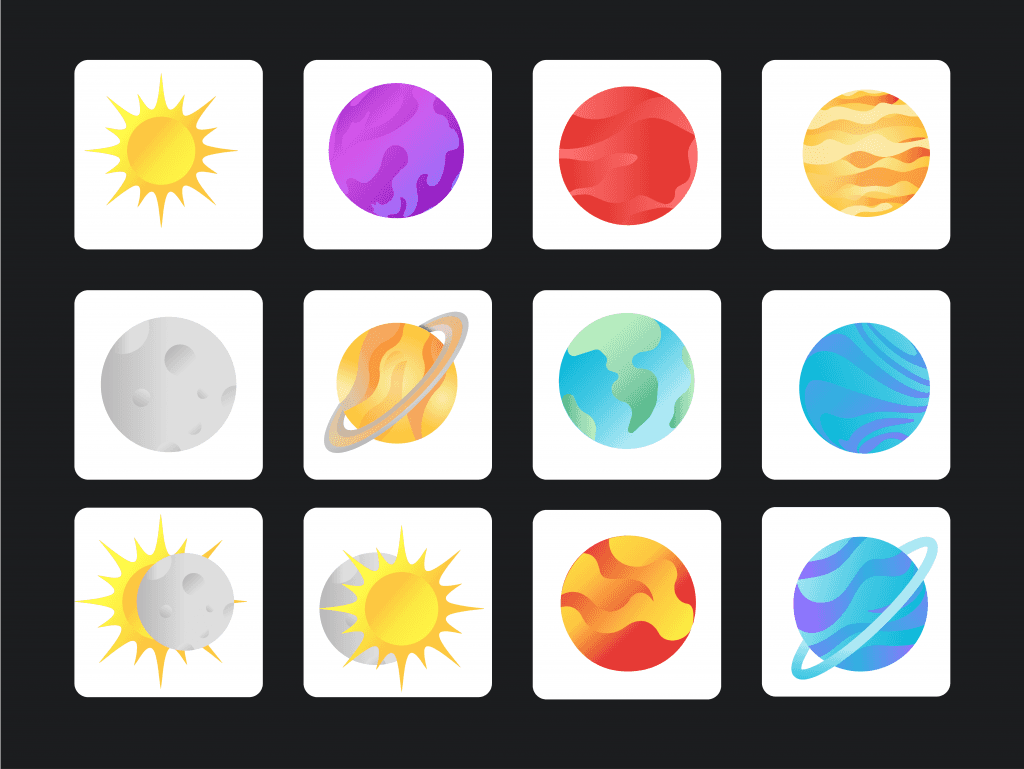 25 Space Icon Pack