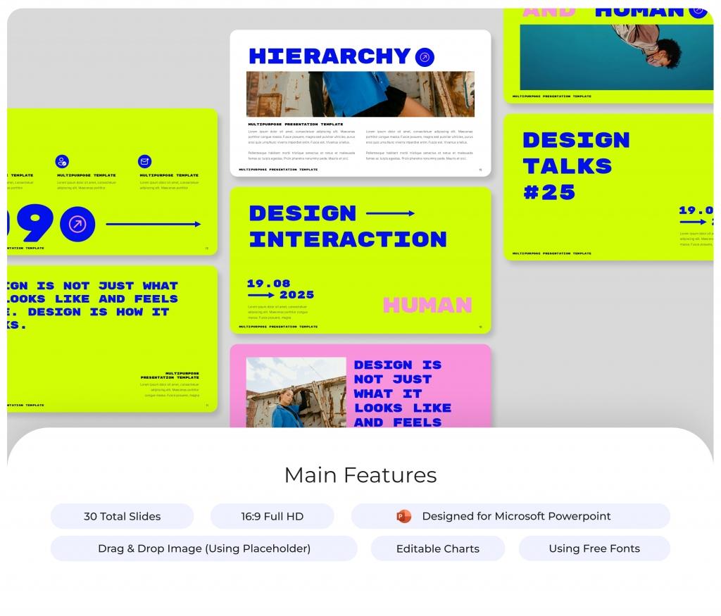 Mismatch and Bright Multipurpose PowerPoint Presentation