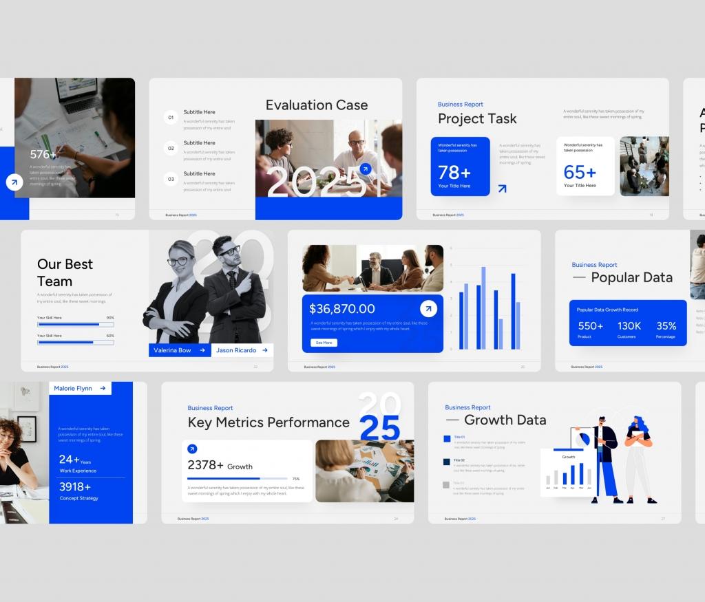 Business Report 2025 PowerPoint Presentation