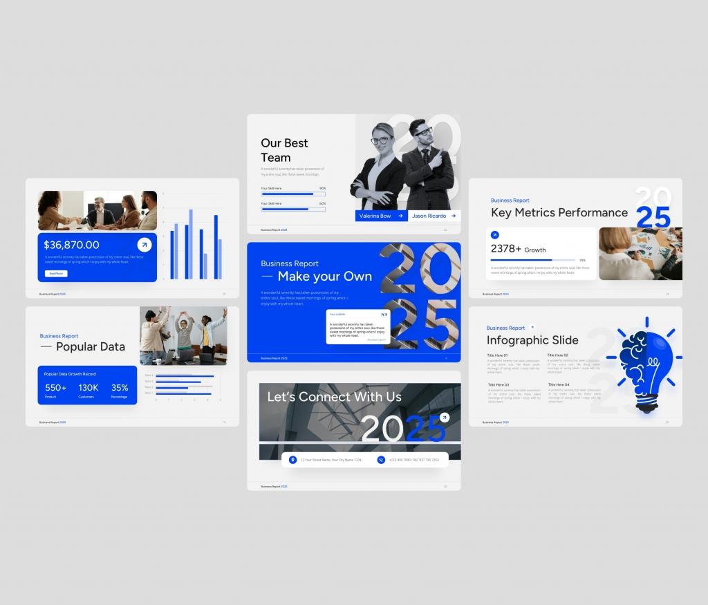 Business Report 2025 PowerPoint Presentation
