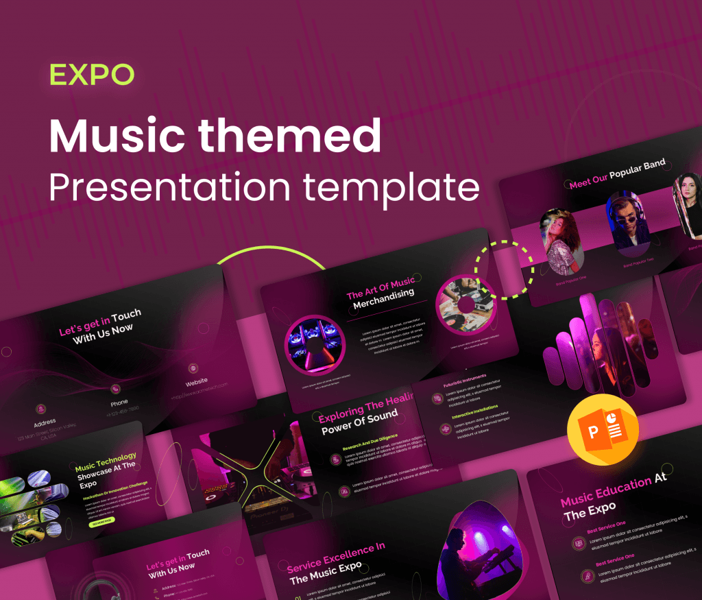 Expo- Music Themed PowerPoint Presentation