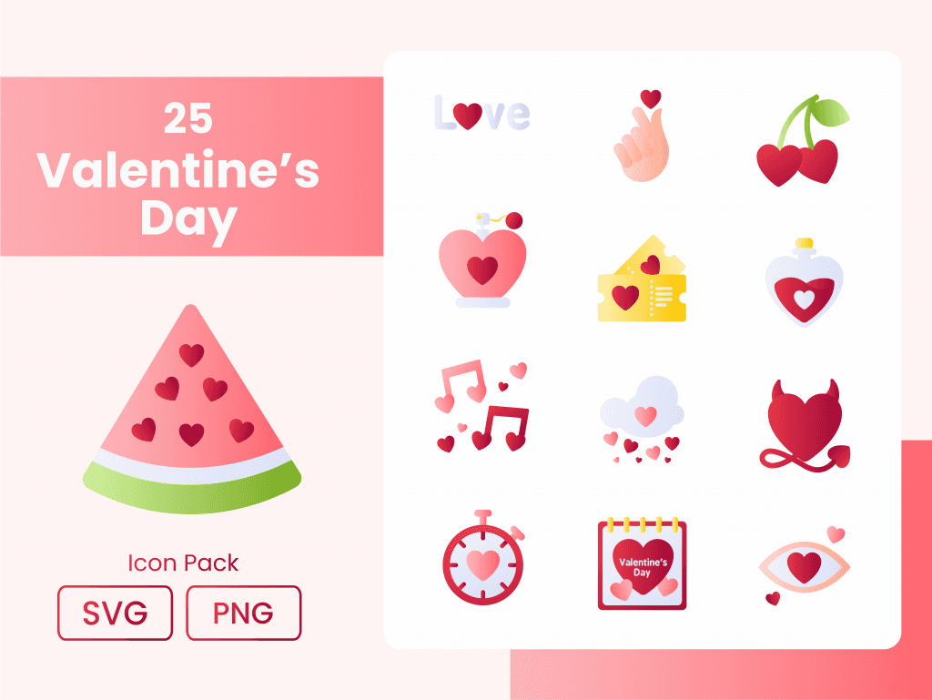 25 Valentine's Day Icons