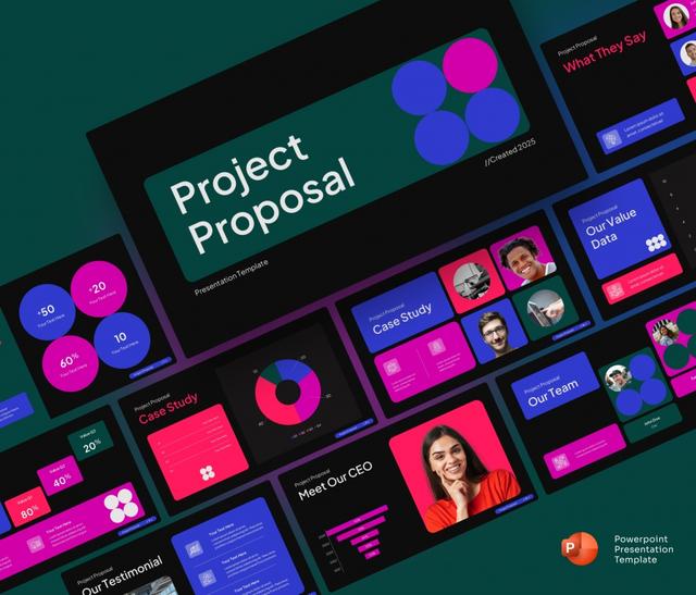 Project Proposal PowerPoint Presentation Template