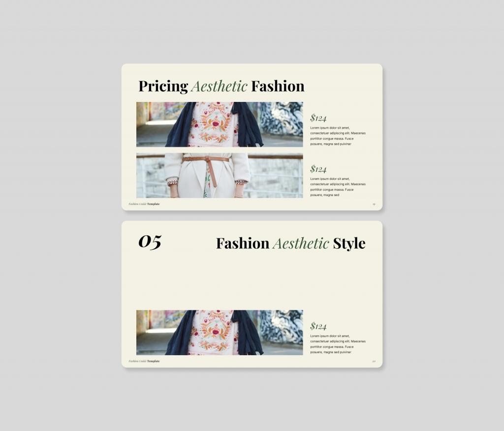 Aesthetic Fashion Guide PowerPoint Presentation