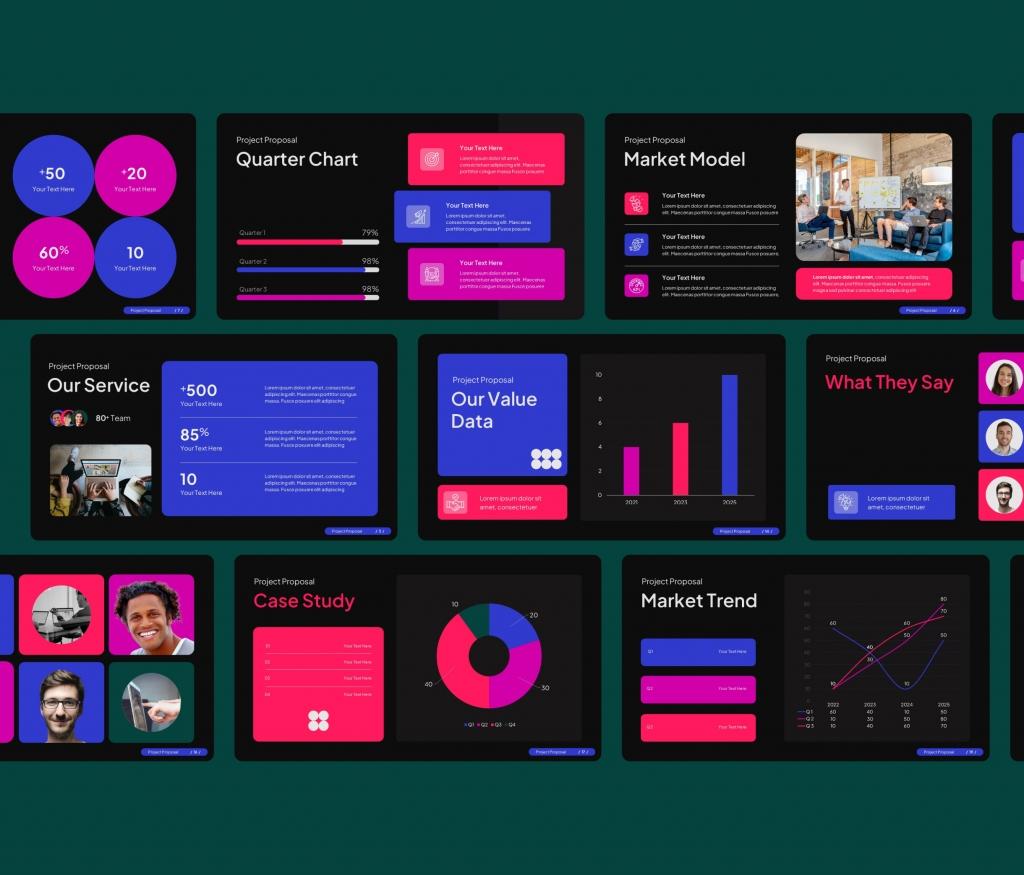 Project Proposal PowerPoint Presentation Template