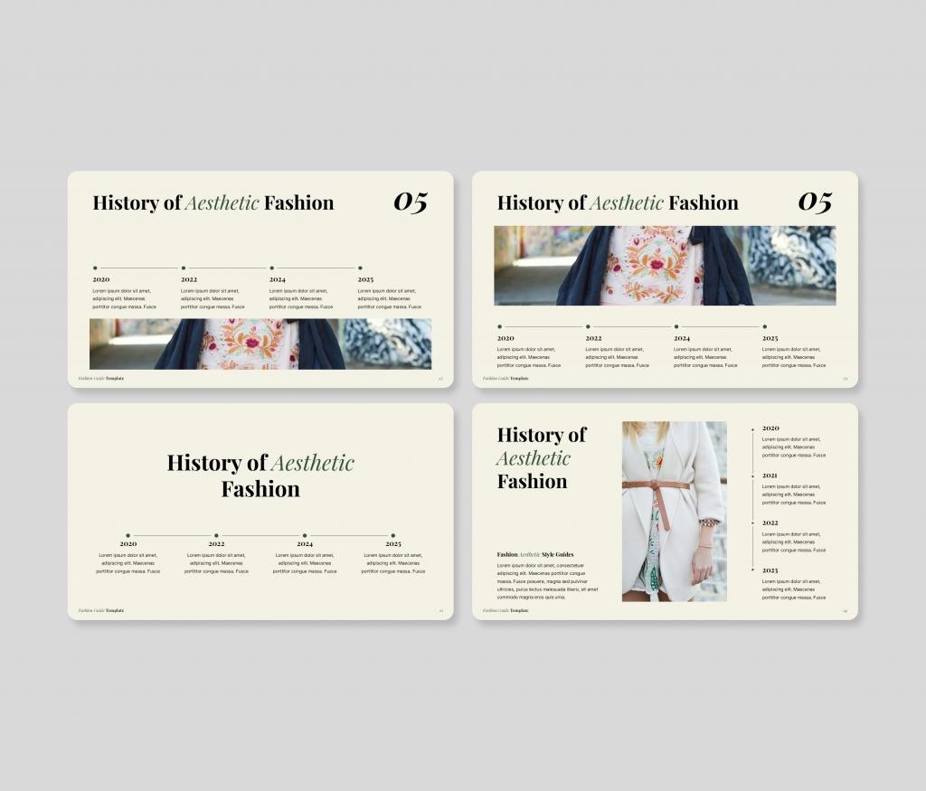 Aesthetic Fashion Guide PowerPoint Presentation