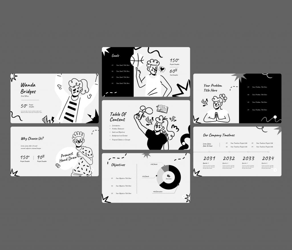 Hand Draw Multipurpose PowerPoint Presentation