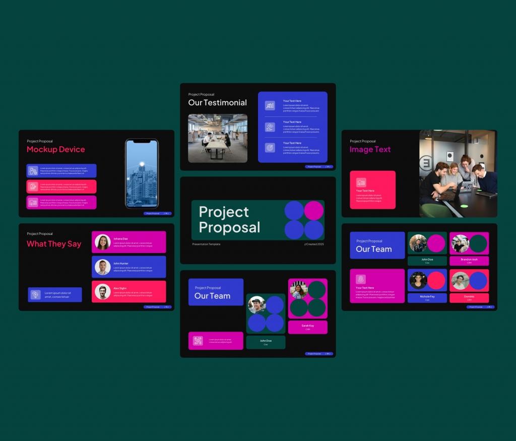 Project Proposal PowerPoint Presentation Template