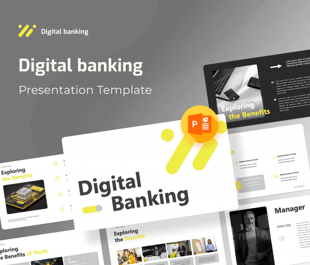 Digital Banking PowerPoint Presentation Template