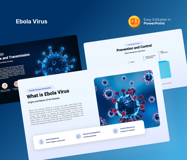 Ebola Virus PowerPoint Template Ver 1- Free PPT