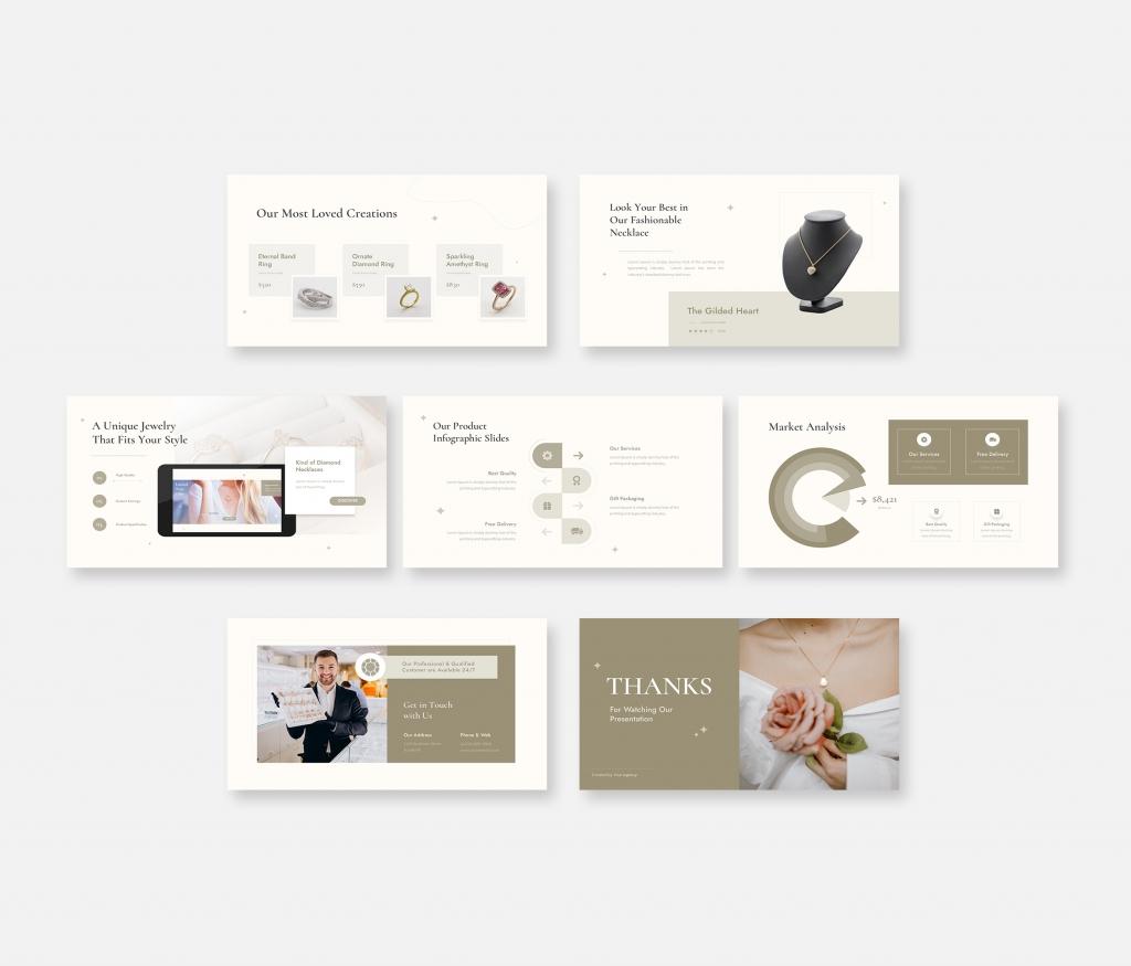 Jewelry Presentation PowerPoint Template