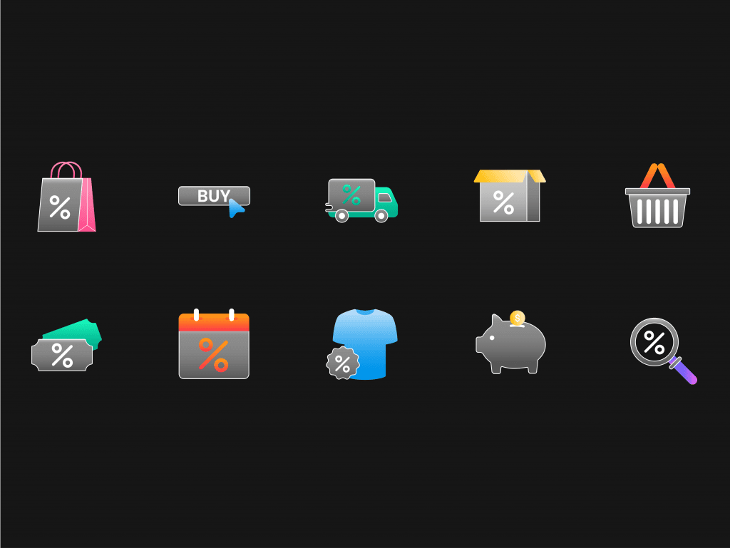 20 Sales & Commerce Icon pack