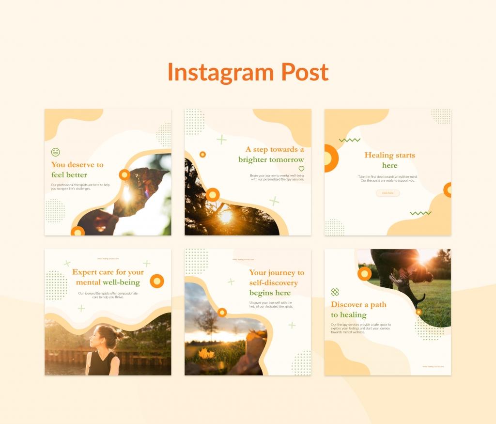 Mental health Social Media Template