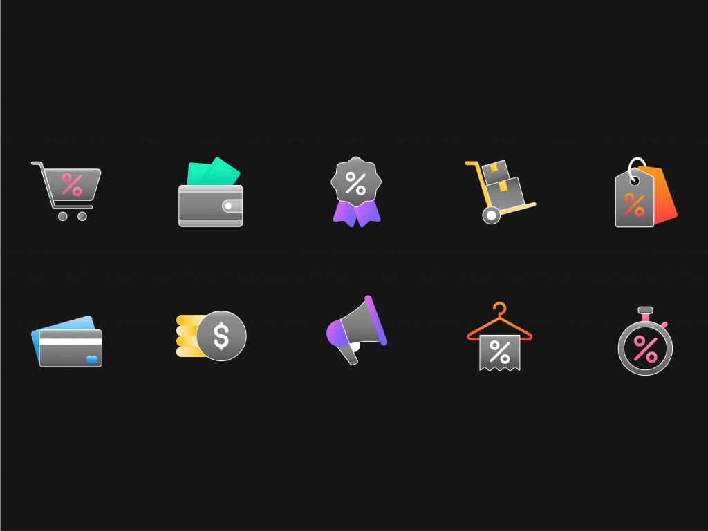 20 Sales & Commerce Icon pack