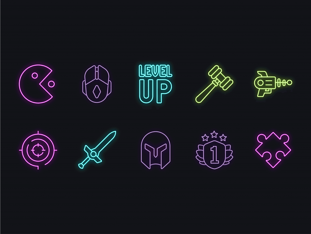 20 Gaming Icon set