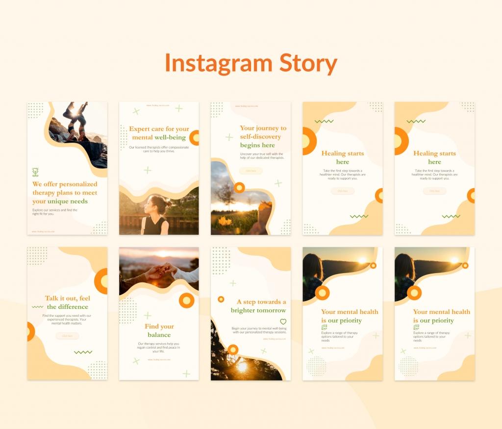 Mental health Social Media Template