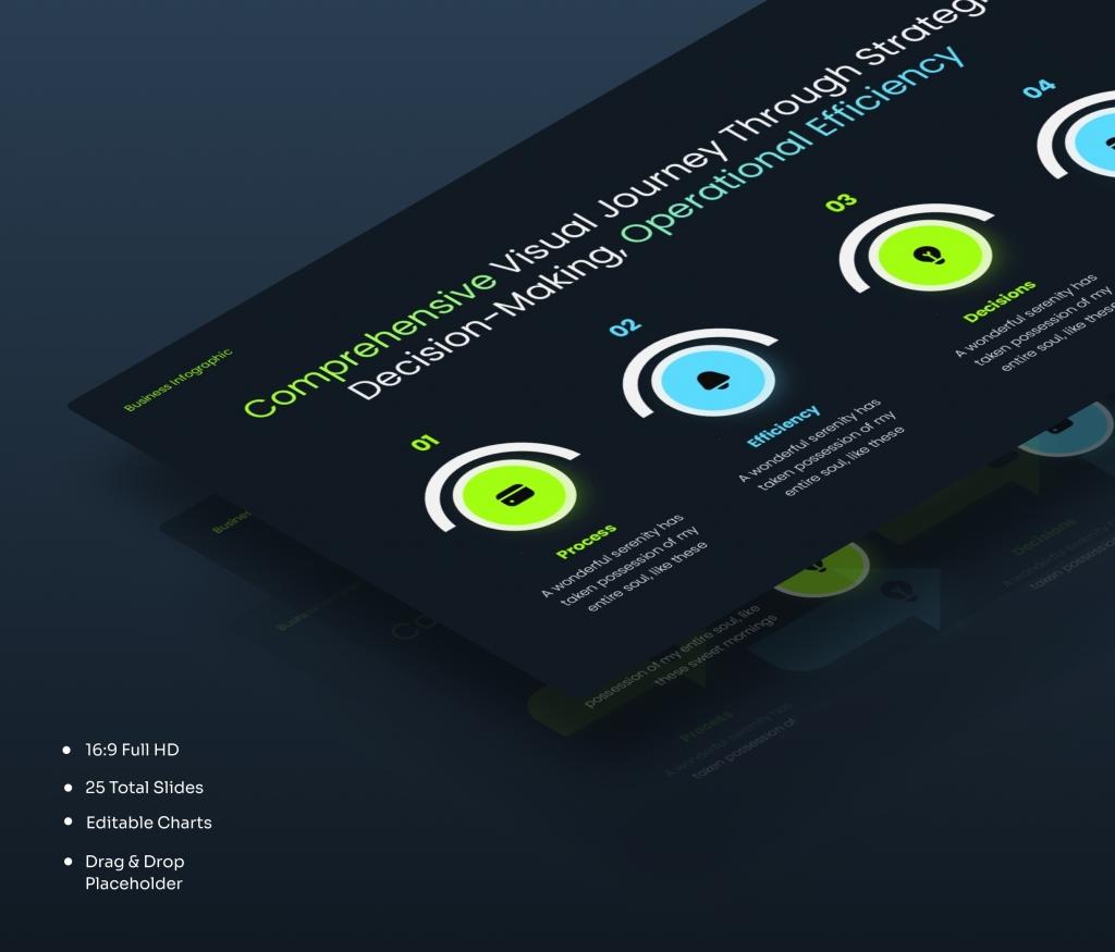 Business Infographic Presentation PowerPoint Template
