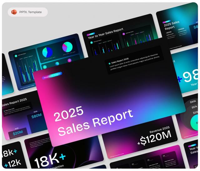Q2 Sales Report PowerPoint Template