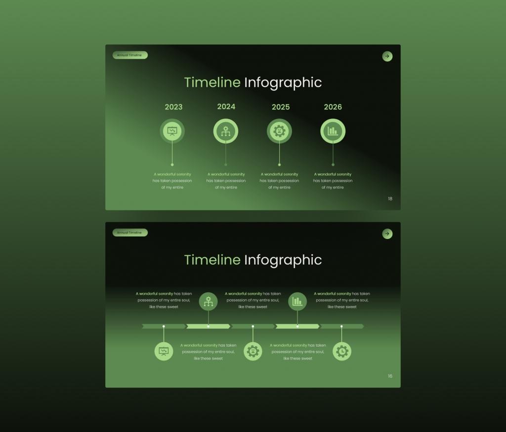 Timeline infographic Presentation PowerPoint Template