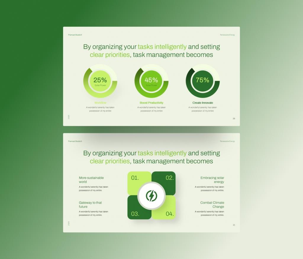Green Energy Presentation PowerPoint Template