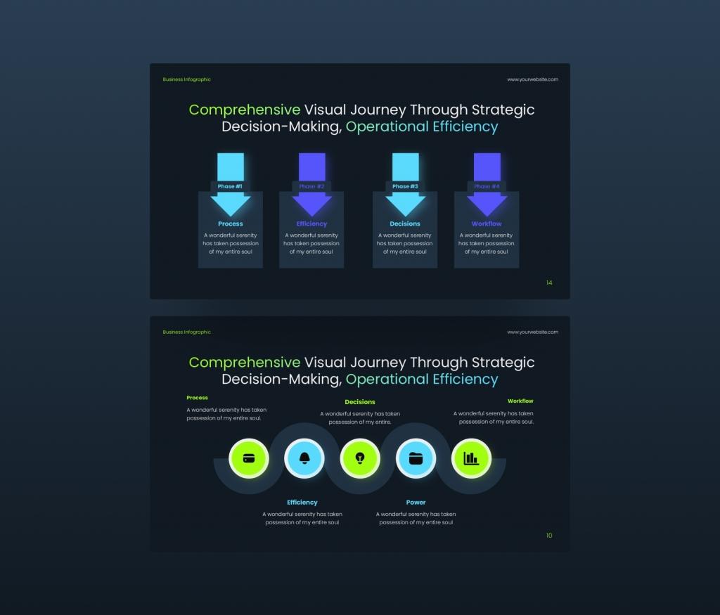 Business Infographic Presentation PowerPoint Template