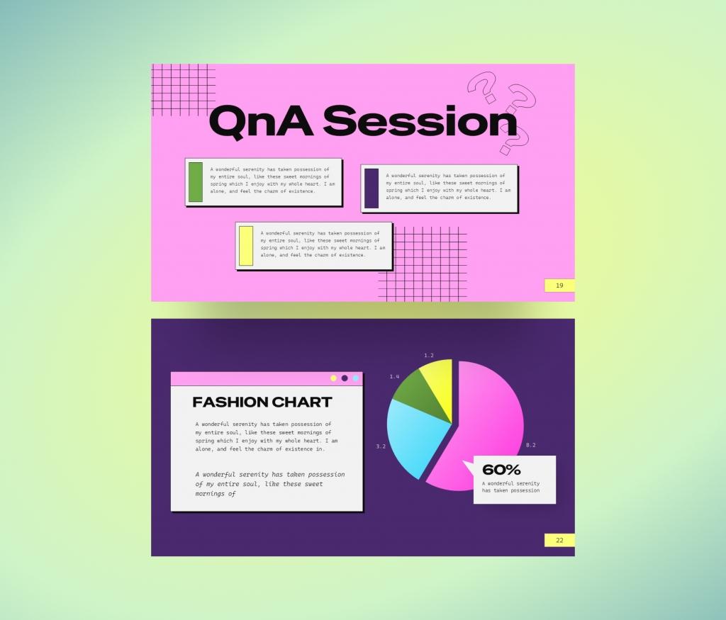 90's Brutalism Style PowerPoint Presentation Template