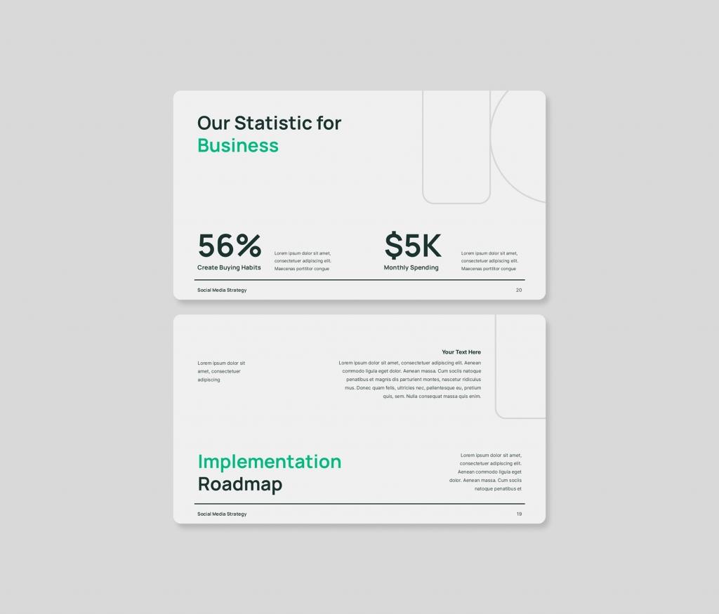 Kono Social Media Strategy PowerPoint template