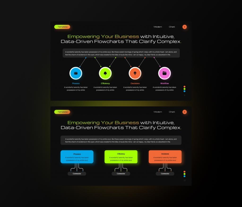 Flowchart Diagram presentation PowerPoint Template