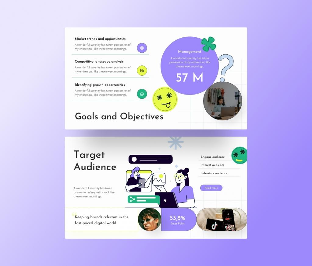 Social Media Management Presentation PowerPoint Template