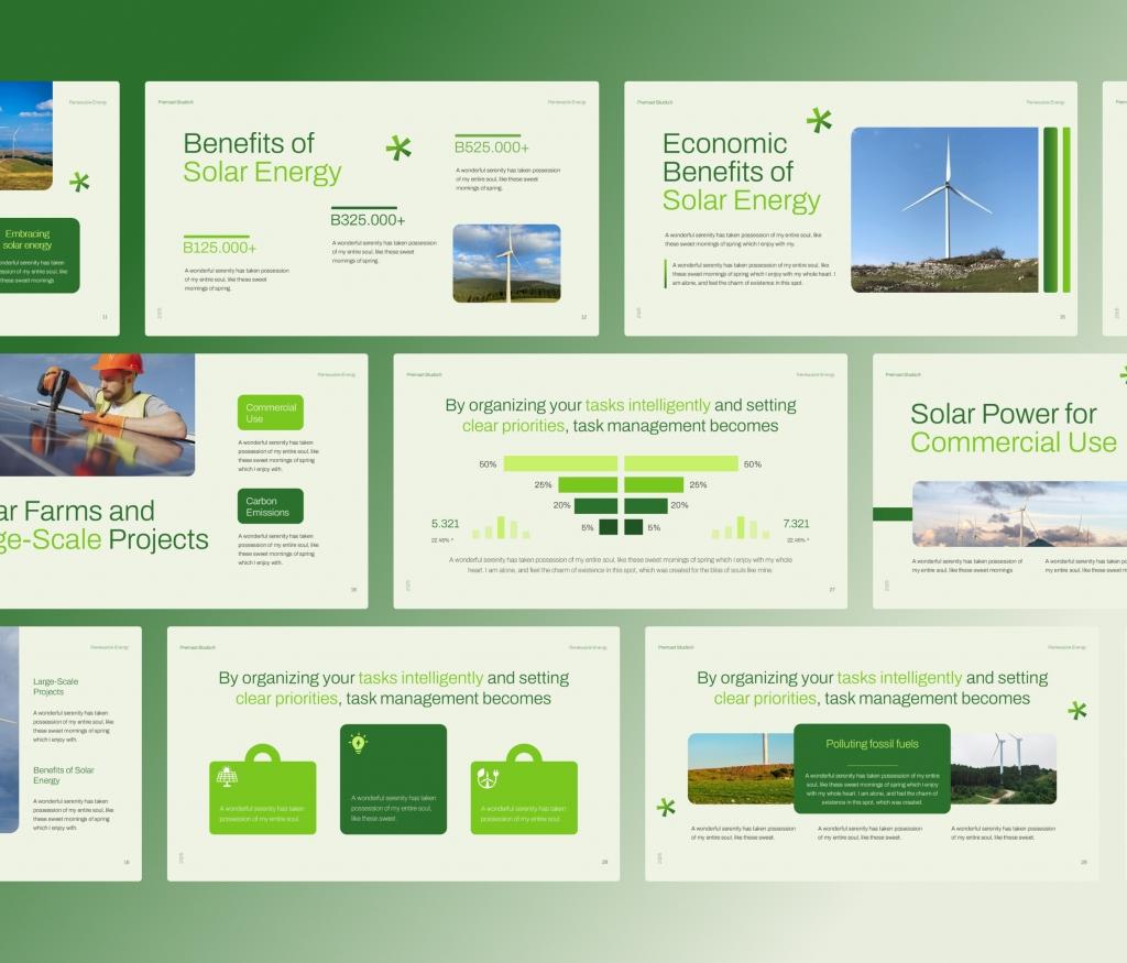 Green Energy Presentation PowerPoint Template