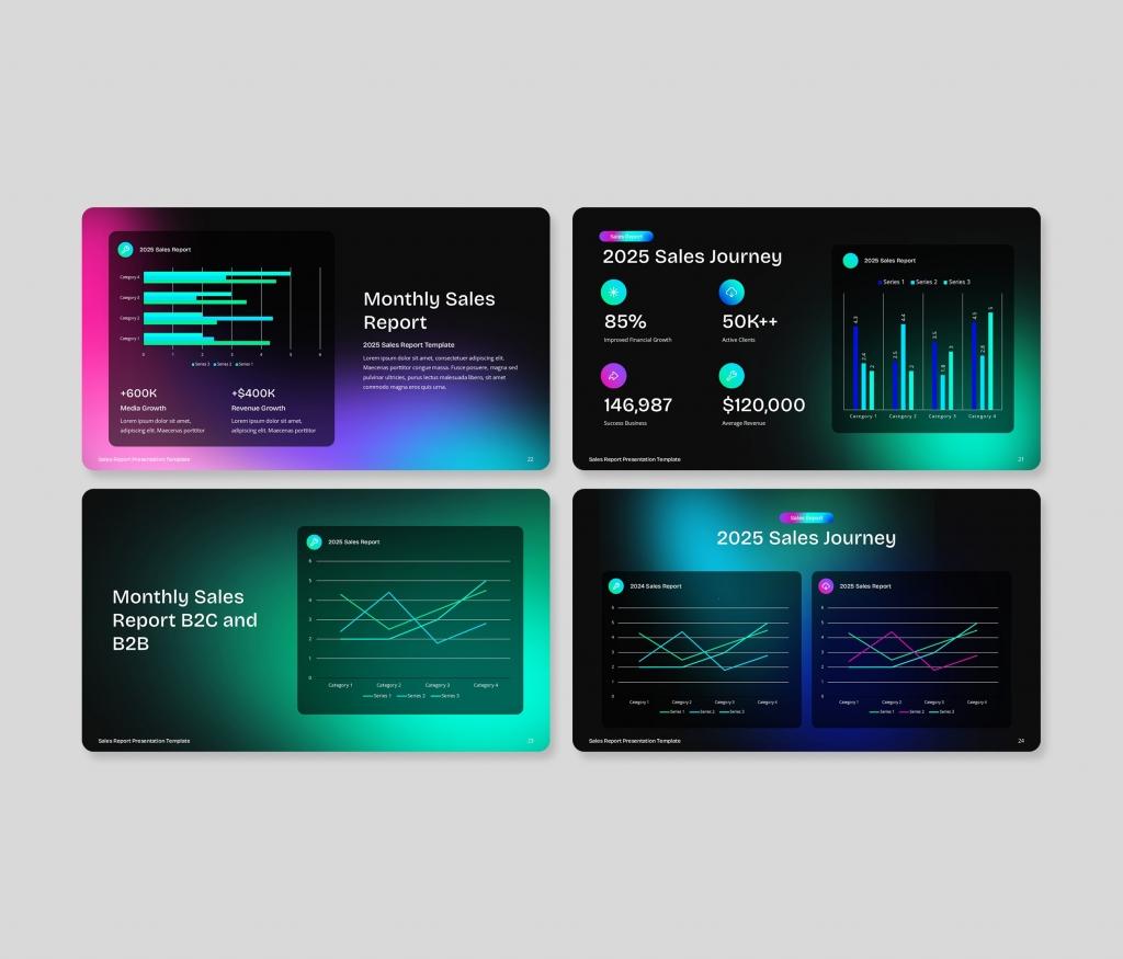 Q2 Sales Report PowerPoint Template