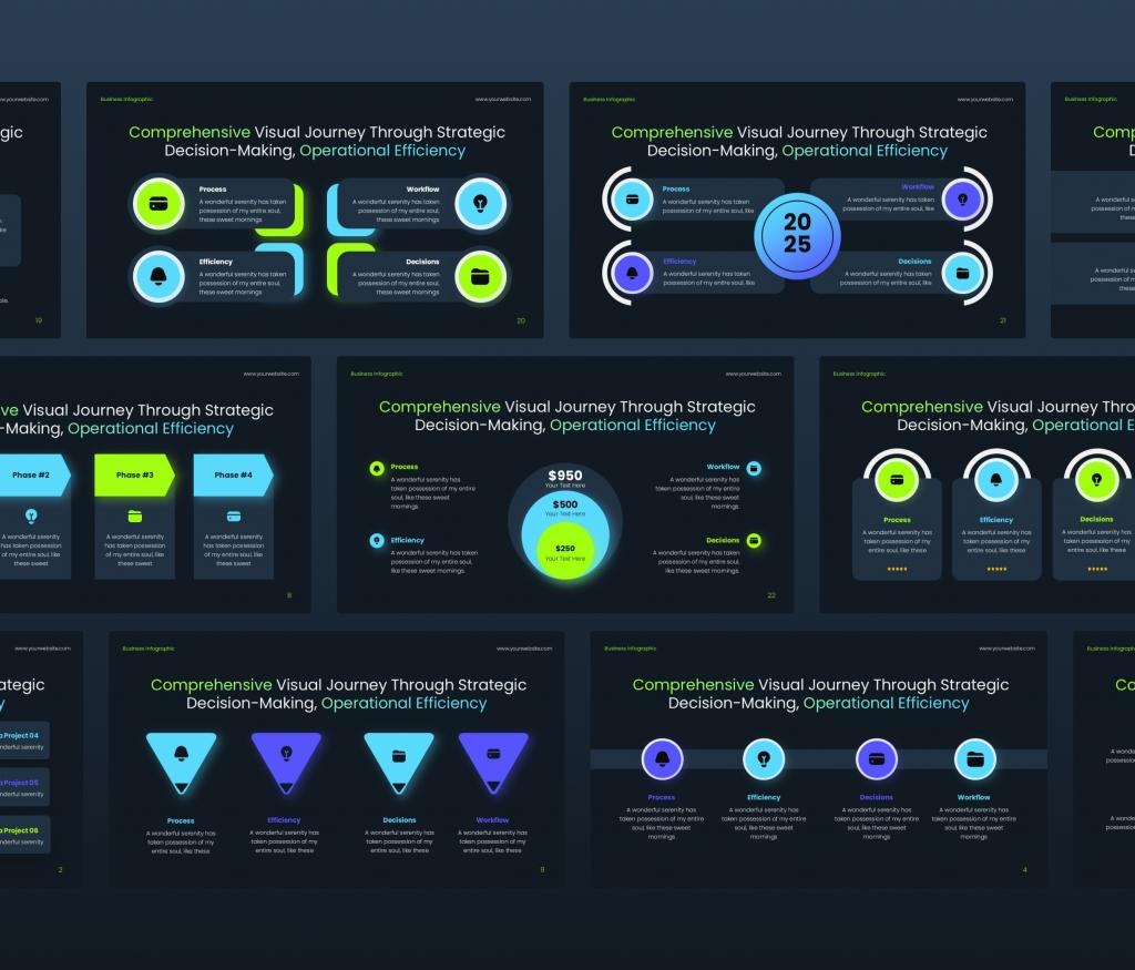Business Infographic Presentation PowerPoint Template