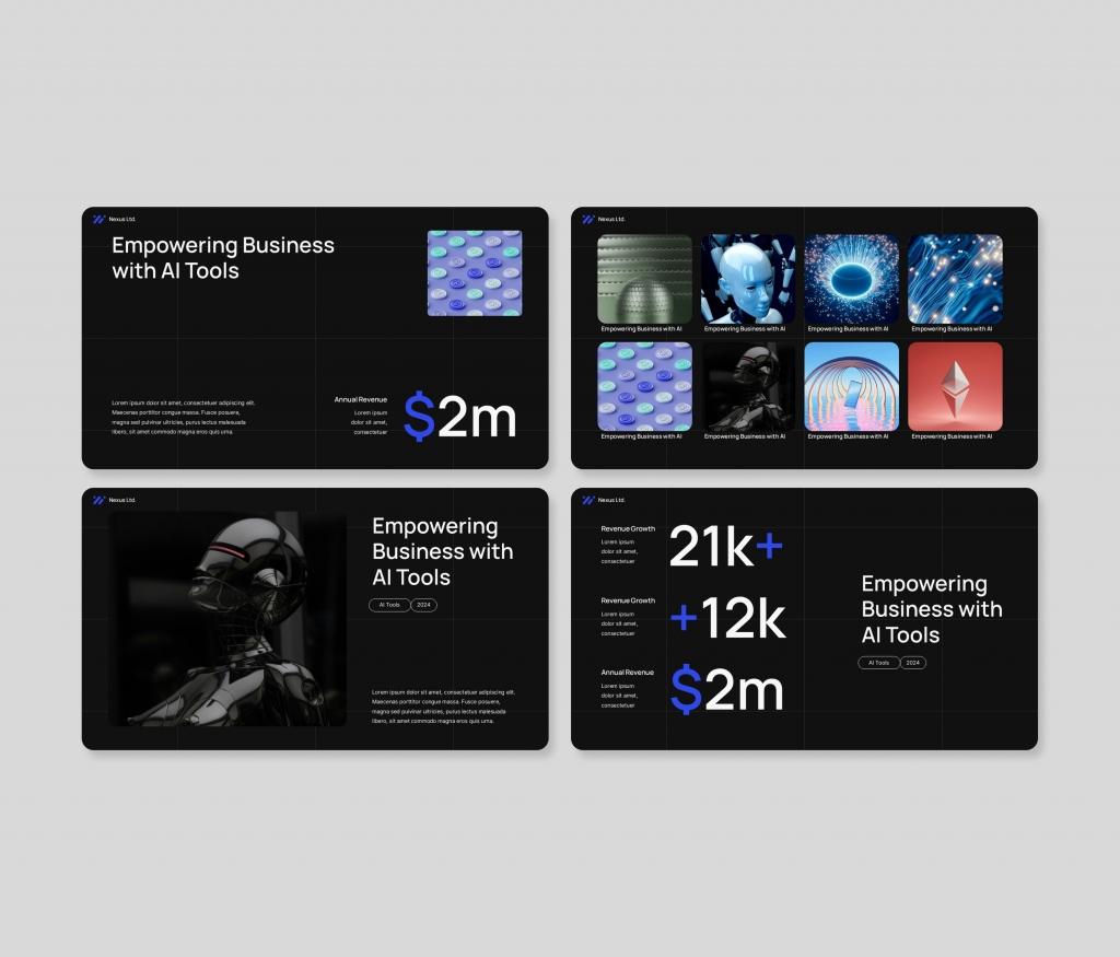 Ai Business deck PowerPoint Template