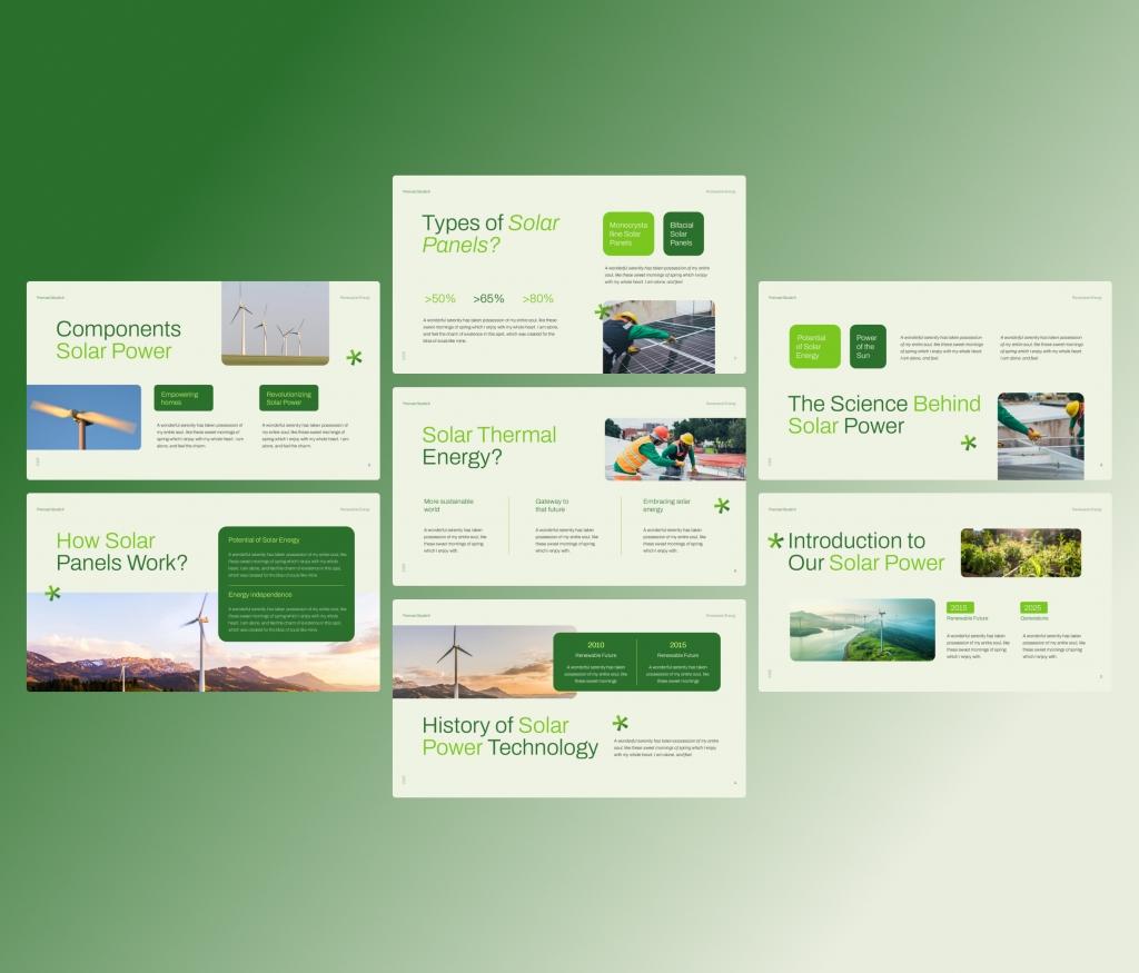 Green Energy Presentation PowerPoint Template