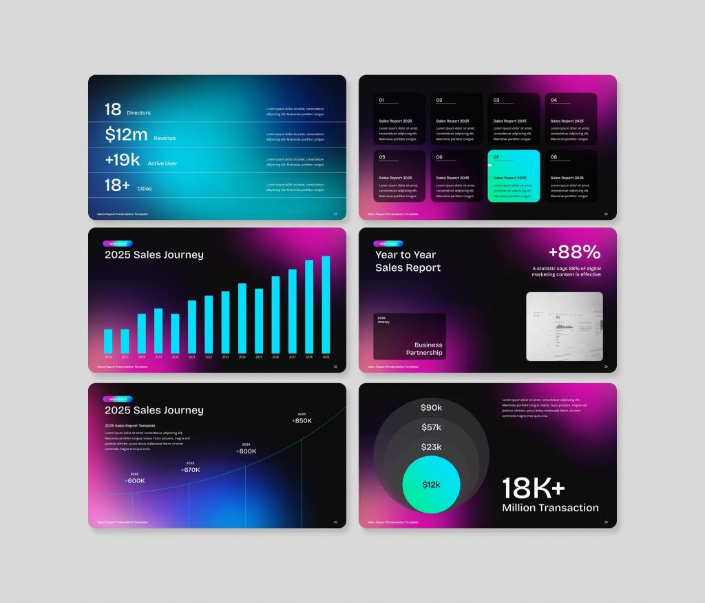 Q2 Sales Report PowerPoint Template