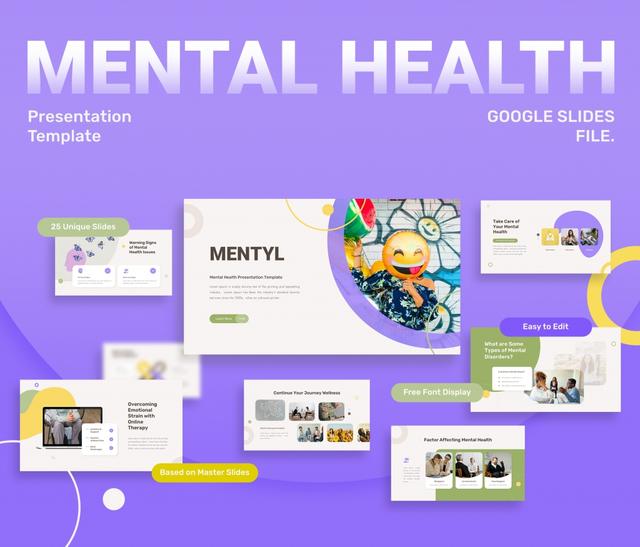 Mental Health Presentation Google Slides Template