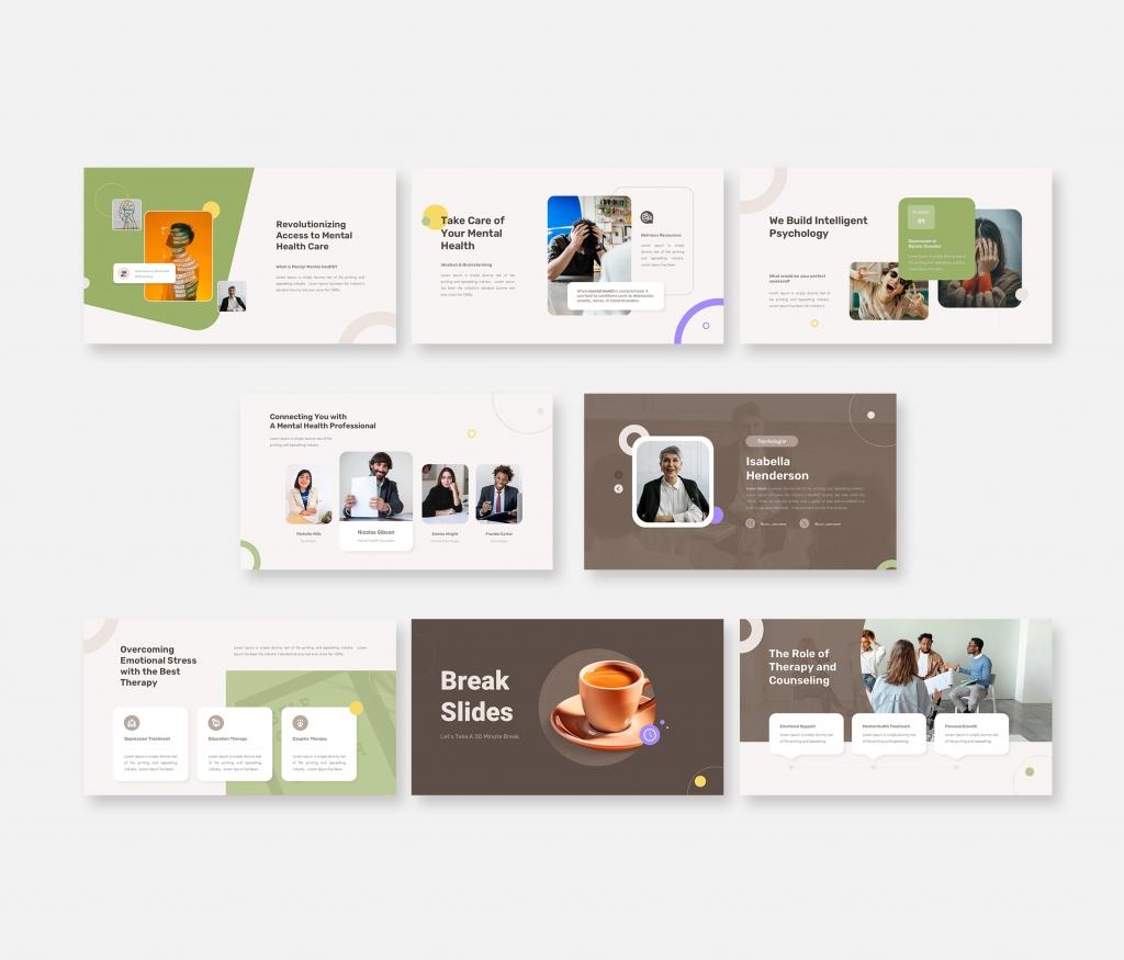 Mental Health Presentation Google Slides Template