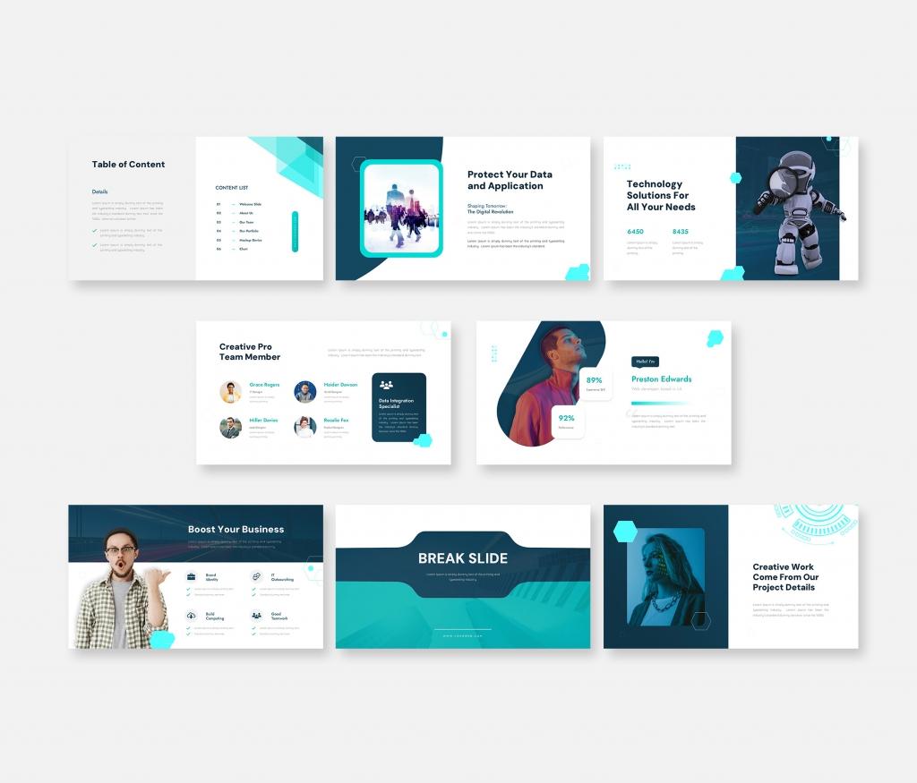 Technology Presentation Google slides Template