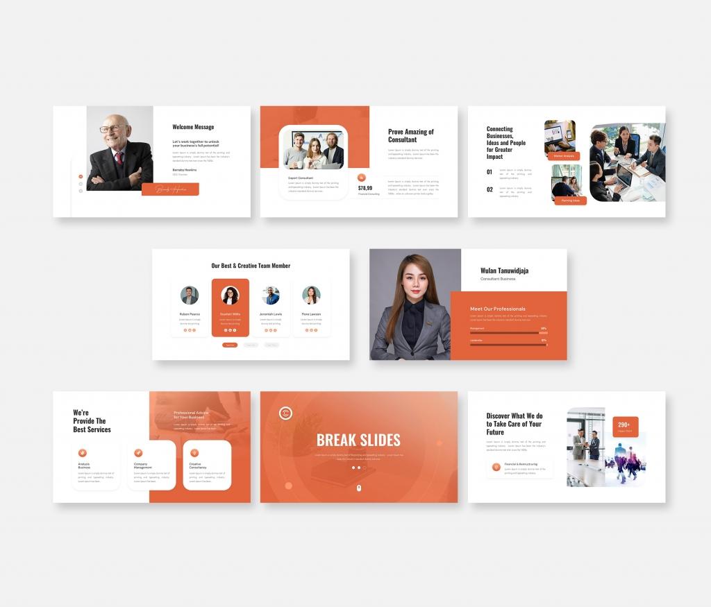 Business Consultant Presentation Google Slides Template