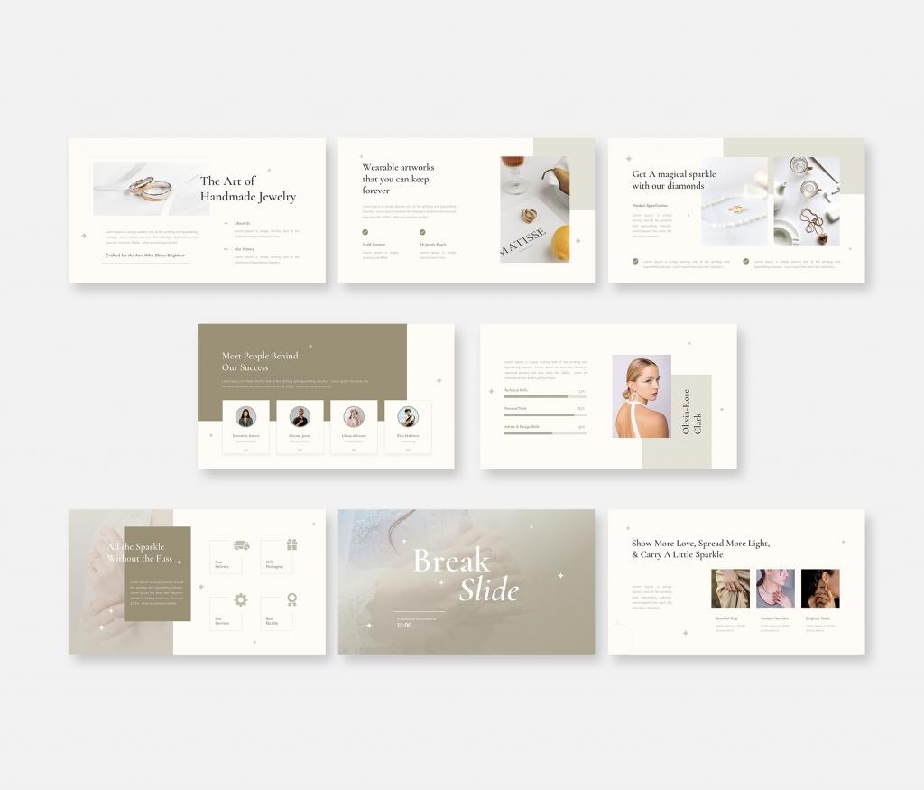 Jewelry Presentation Google Slides Template