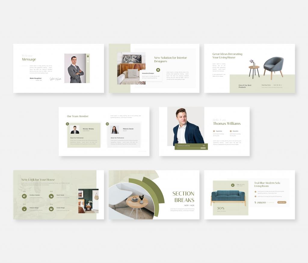 Redecor - Interior Design Google Slides Template