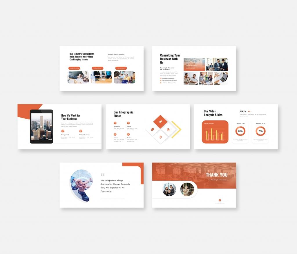 Business Consultant Presentation Google Slides Template
