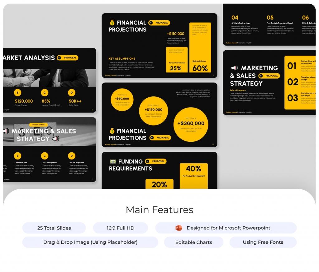 Business Proposal Presentation PowerPoint template
