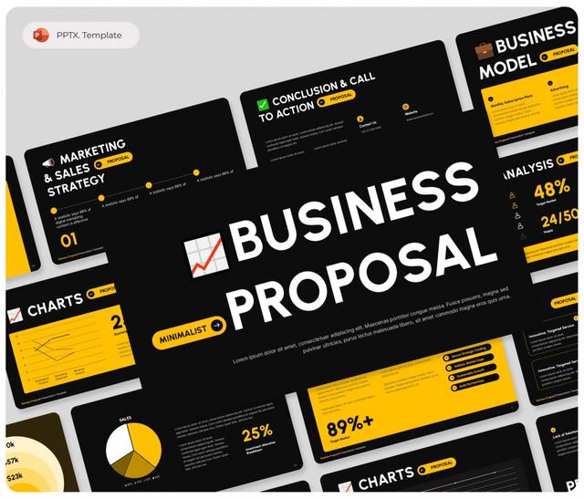 Business Proposal Presentation PowerPoint template