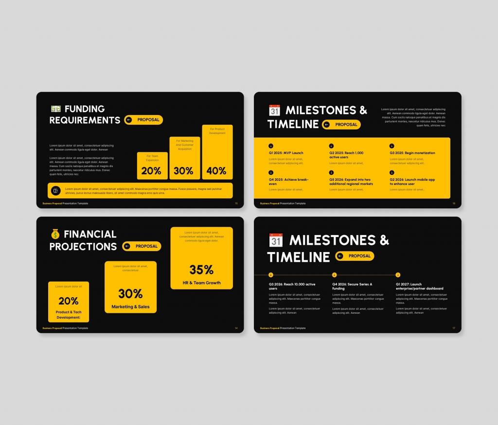 Business Proposal Presentation PowerPoint template