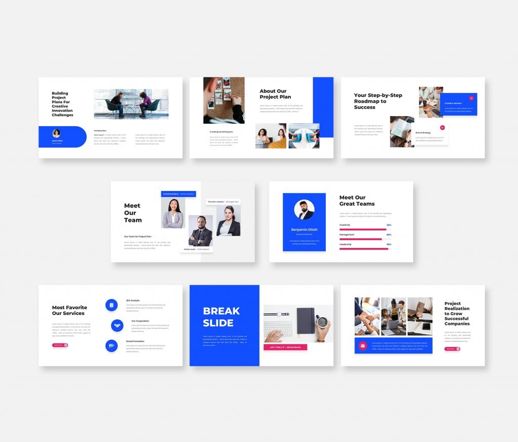 Onplan - Project Plan PowerPoint Presentation Template
